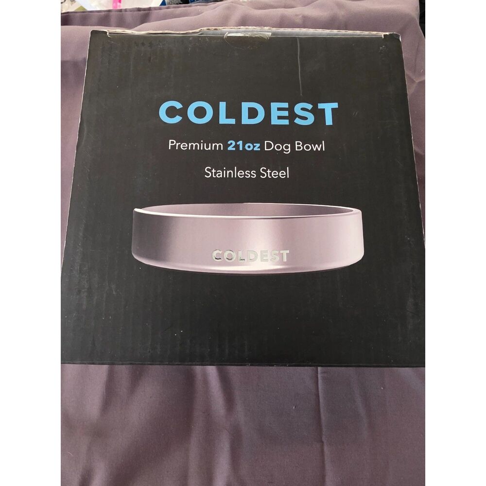 Coldest Limited Edition 21oz Stainless Steel Dog Bowl